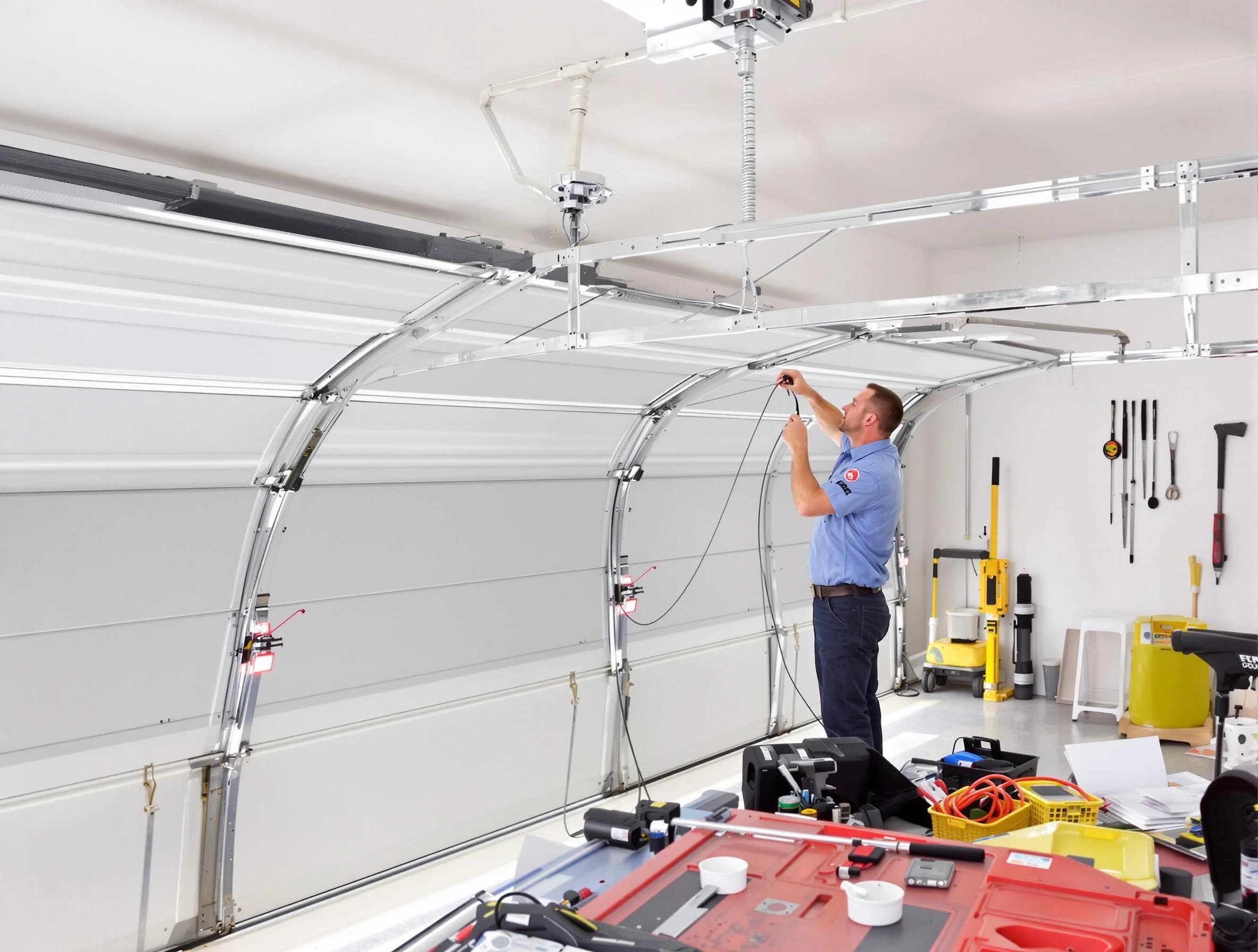 Garage door cable repair service by Peralta Garage Door Repair in Peralta