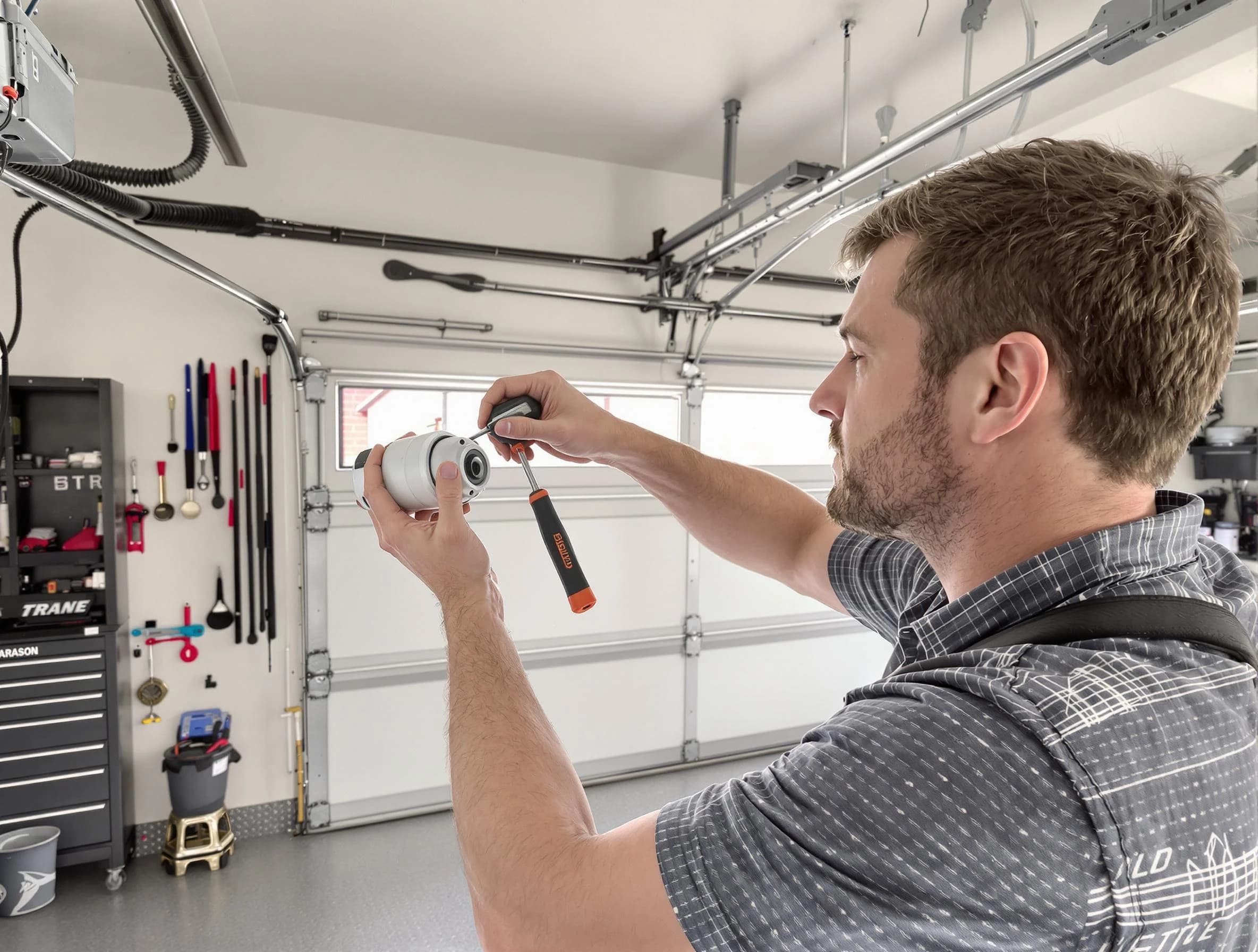 Garage door opener repair service by Peralta Garage Door Repair in Peralta