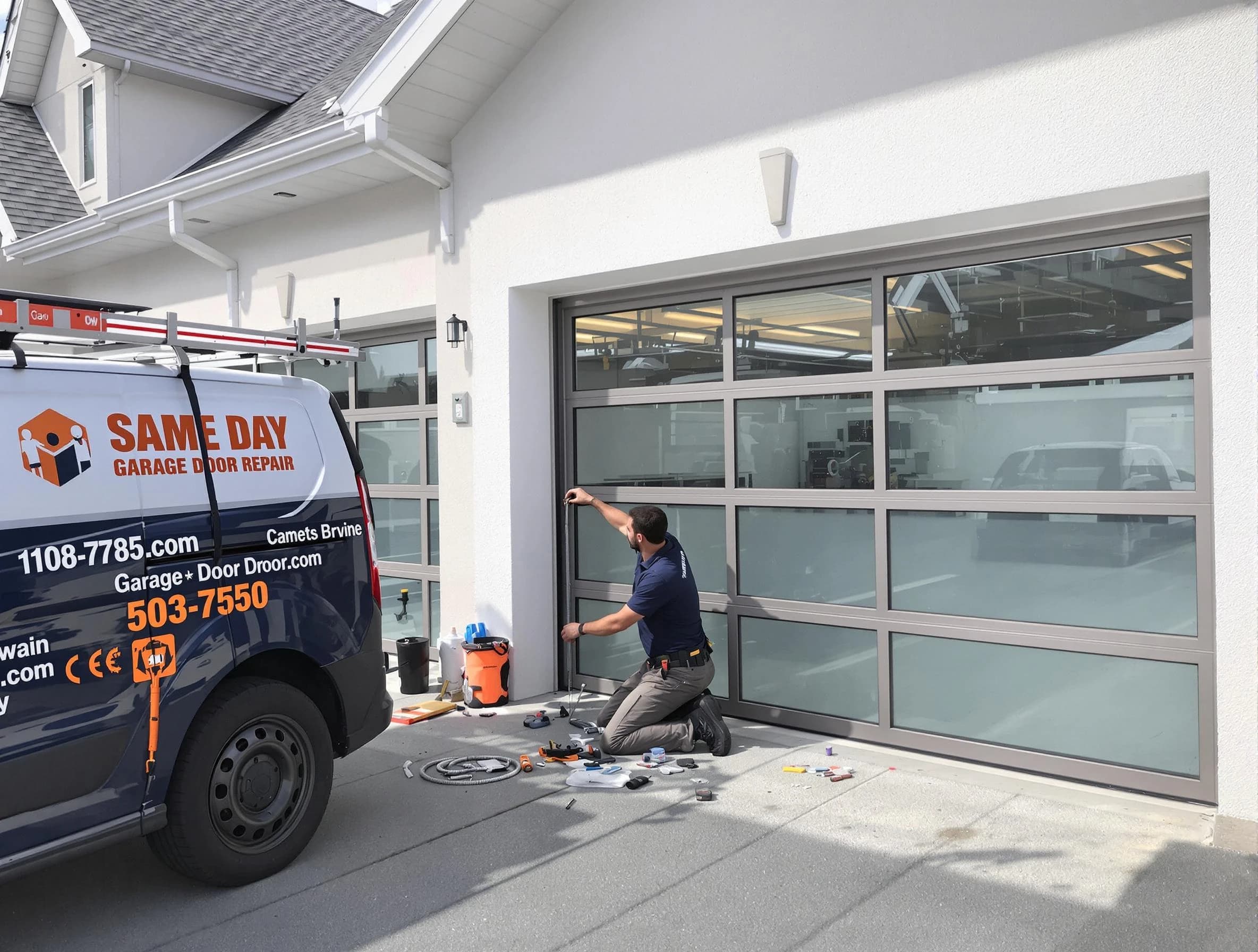 Same-day garage door repair service by Peralta Garage Door Repair in Peralta