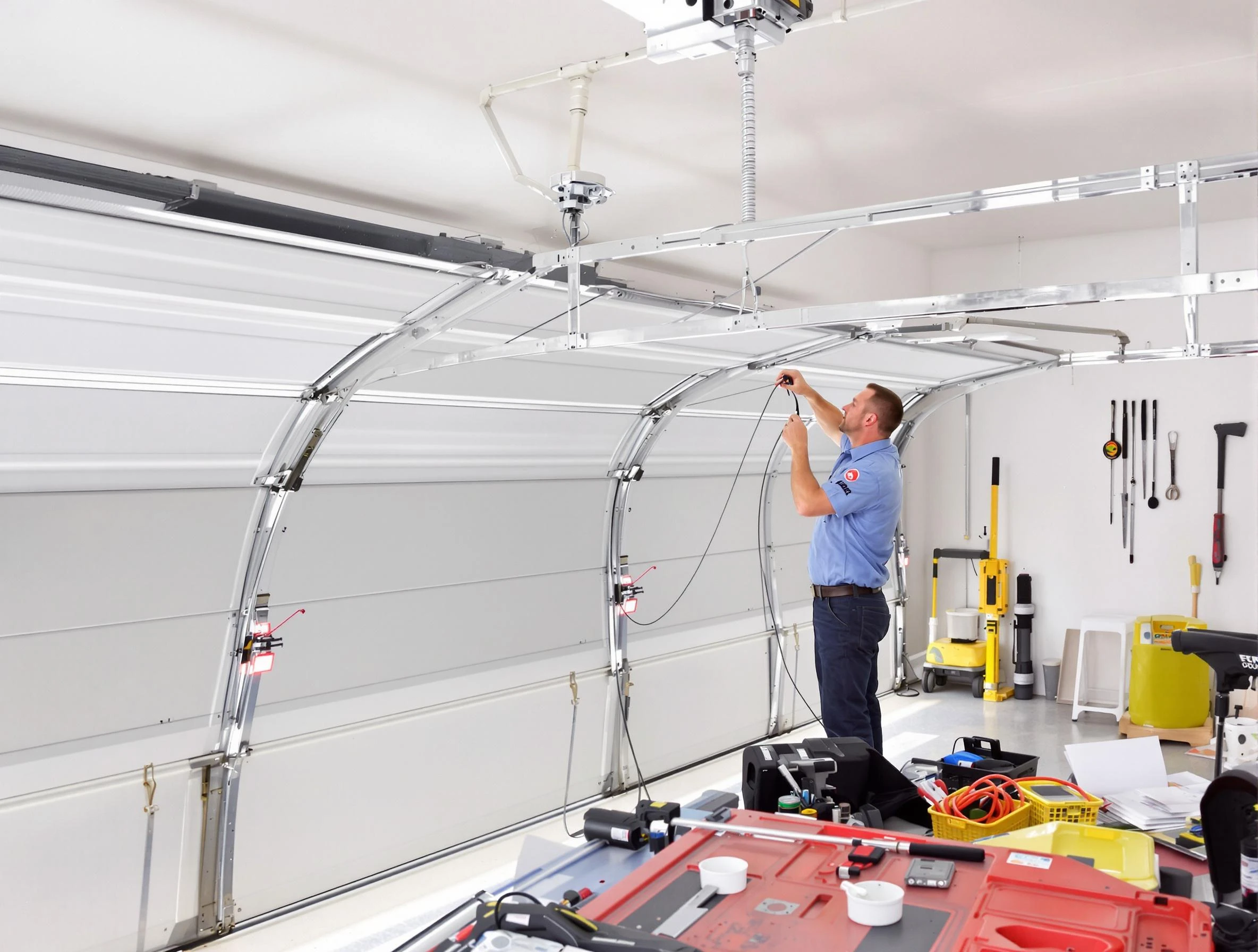 Garage door cable repair service by Peralta Garage Door Repair in Peralta