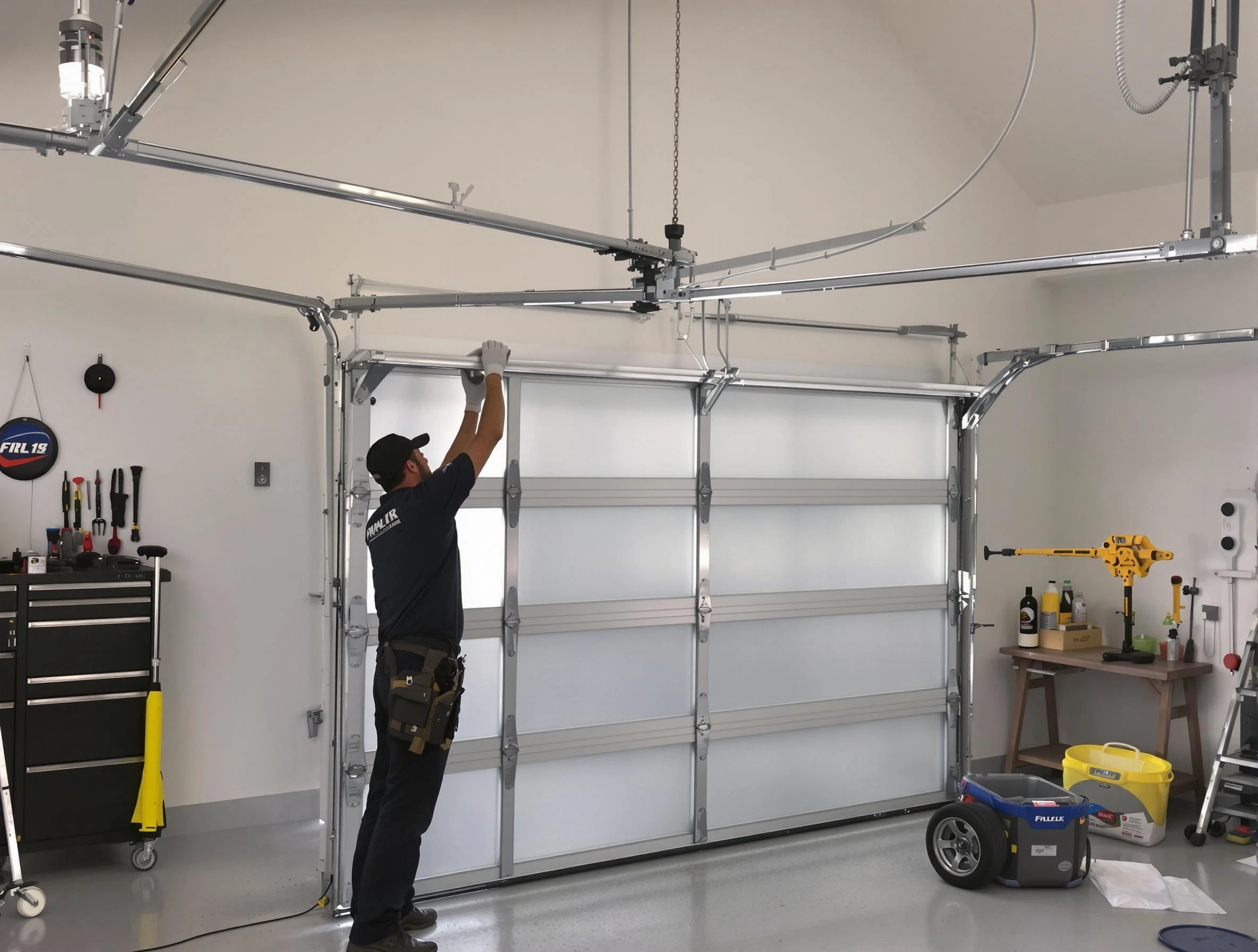 Peralta Garage Door Repair certified team performing precision garage door installation in Peralta