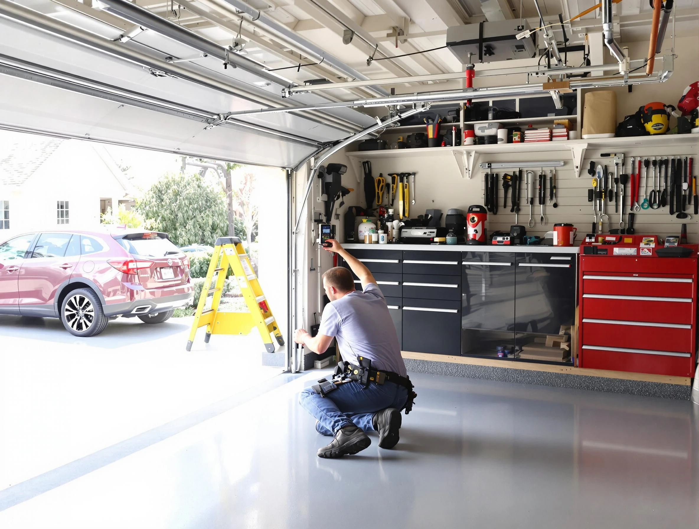 Local garage door repair service by Peralta Garage Door Repair in Peralta