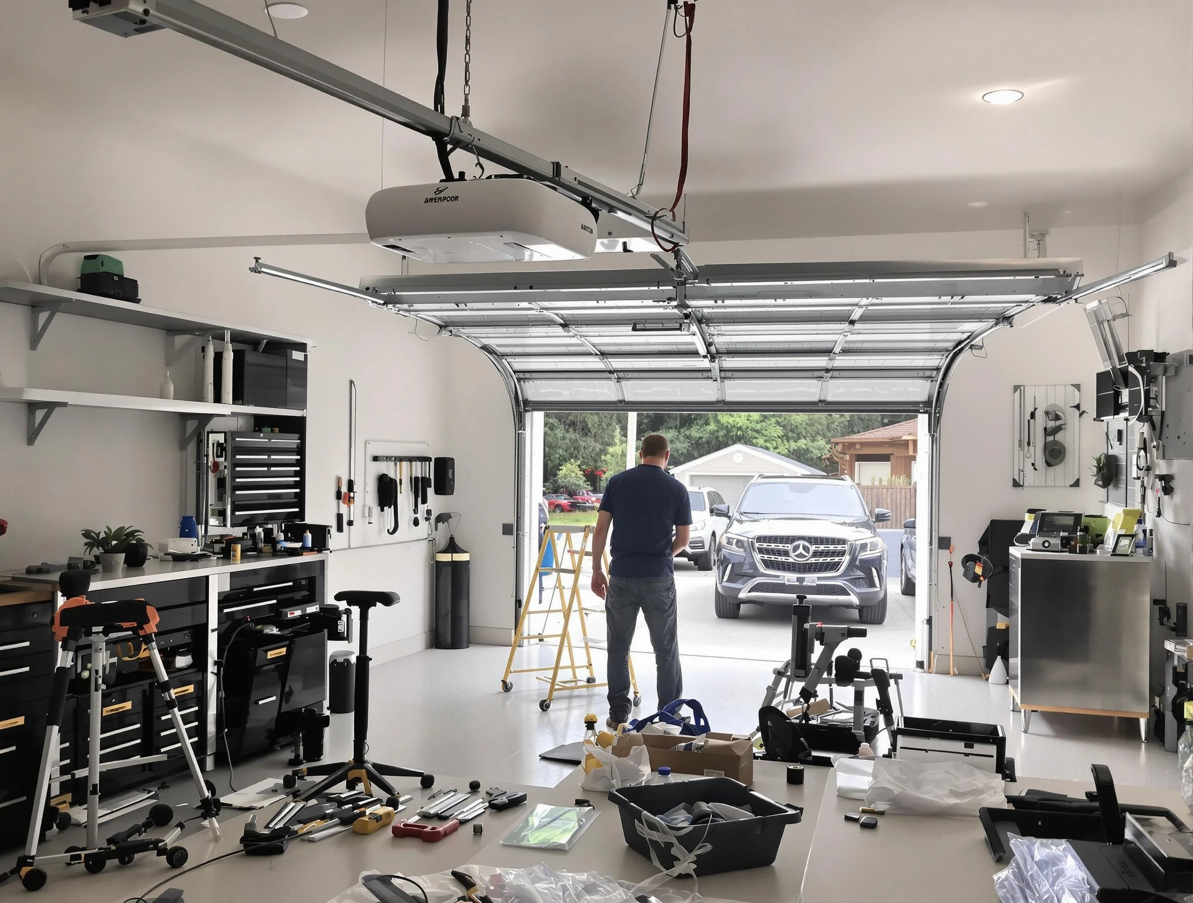 Garage door opener installation by Peralta Garage Door Repair in Peralta